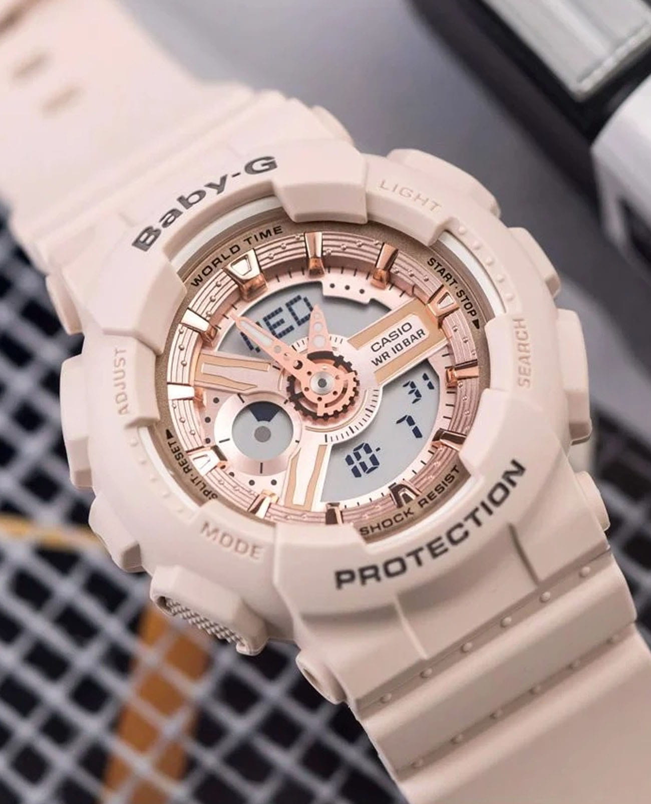 Casio Casio Baby-G BA-110XCP-4ADR , наручные женские часы фото под углом