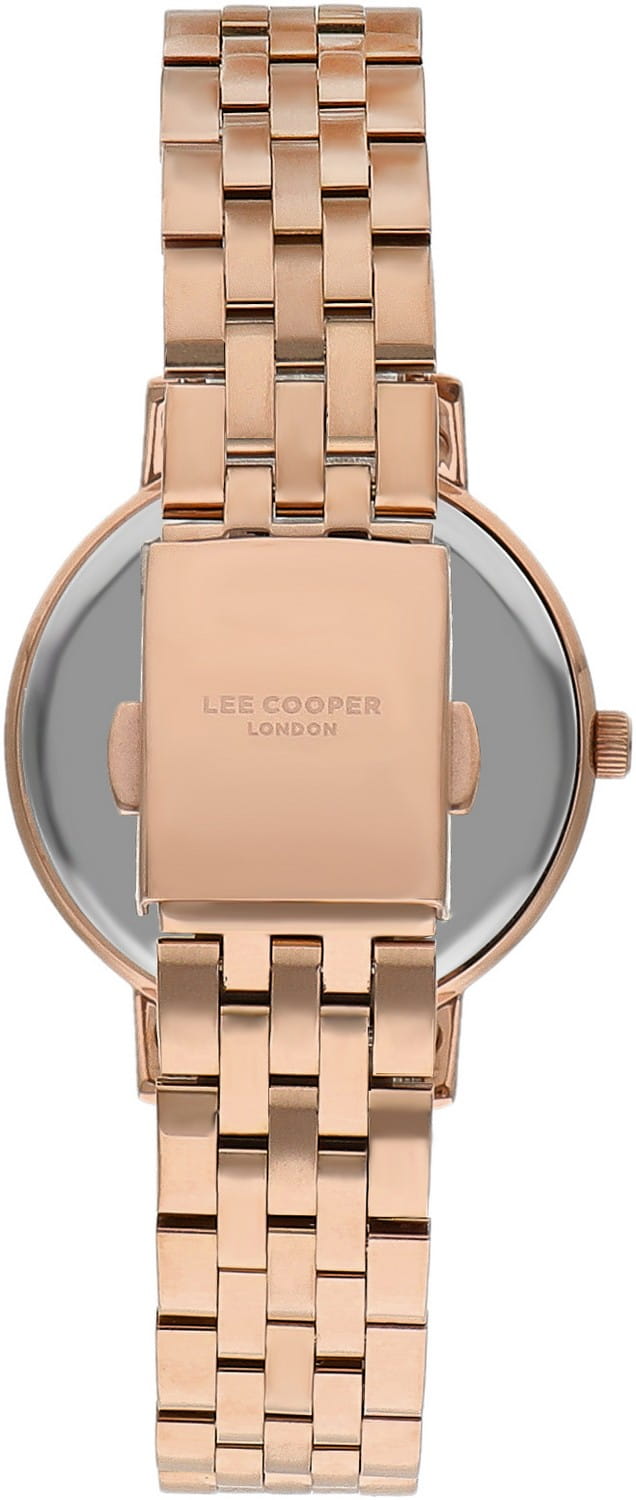 Lee Cooper Lee Cooper LC07590.410,  англия женские часы на браслете нержавеющая сталь с ip-покрытием боковой вид
