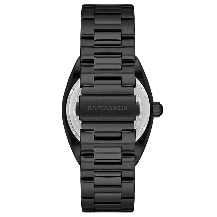 U.S. Polo Assn. U.S. Polo Assn. Fundamental USPA1090-03,  сша мужские часы на браслете нержавеющая сталь с pvd-покрытием боковой вид