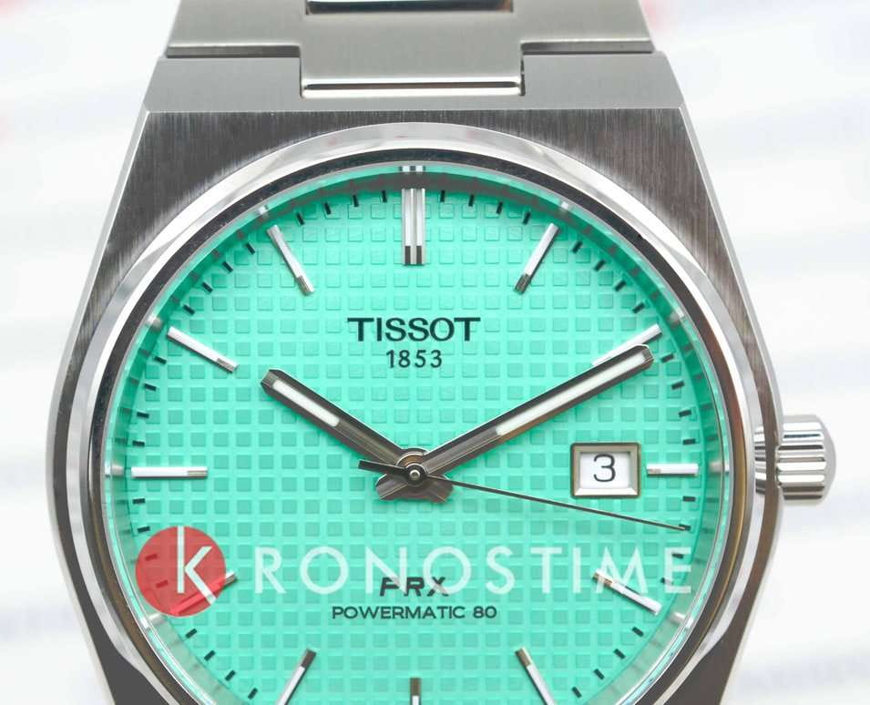 Tissot Tissot PRX Powermatic 80 40 ММ T137.407.11.091.01, prx швейцария мужские часы на браслете нержавеющая сталь боковой вид