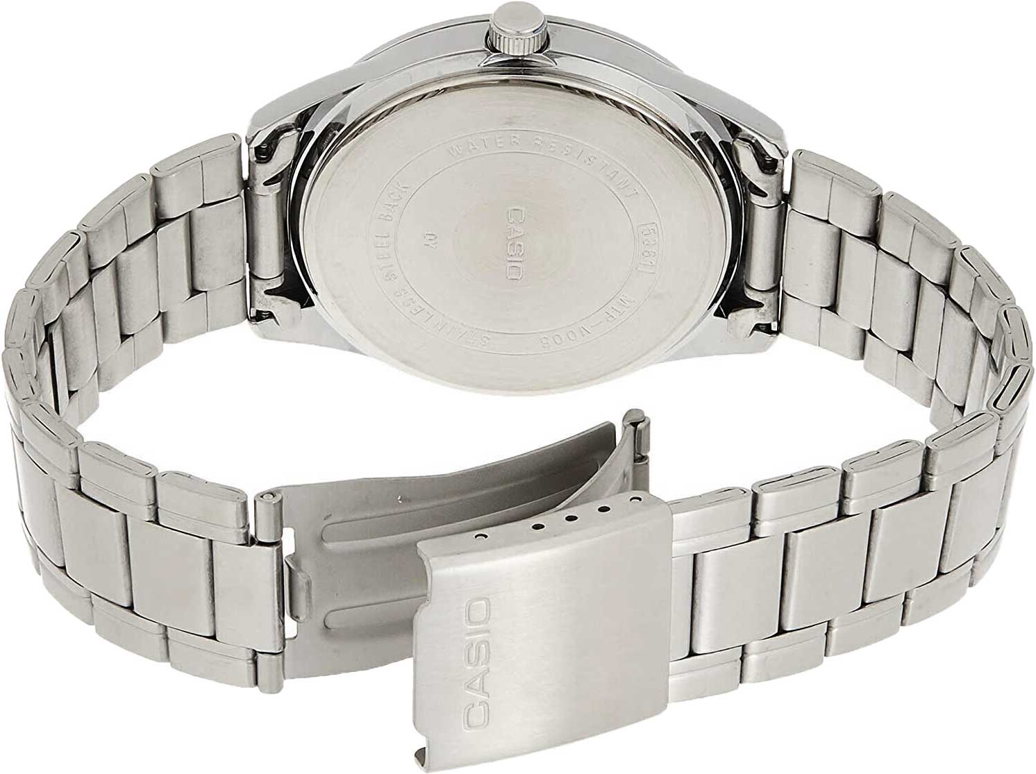 Casio Casio Collection MTP-V005D-1B4UDF (MTP-V005D-1B4) мужские часы черный циферблат на запястье