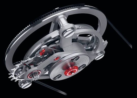 TAG Heuer TAG Heuer WAW2081.FC6348  - задняя крышка титан корпуса, швейцария часы