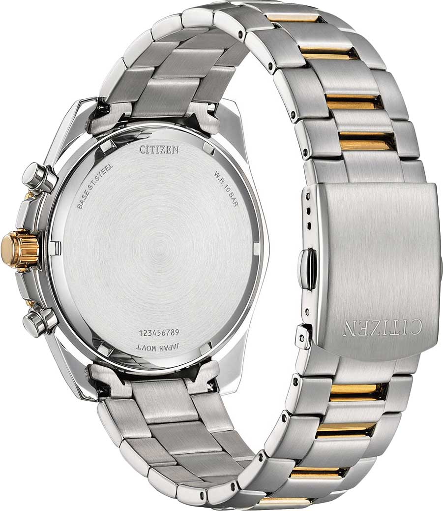 Citizen AN8204-59H мужские часы застежка крупным планом