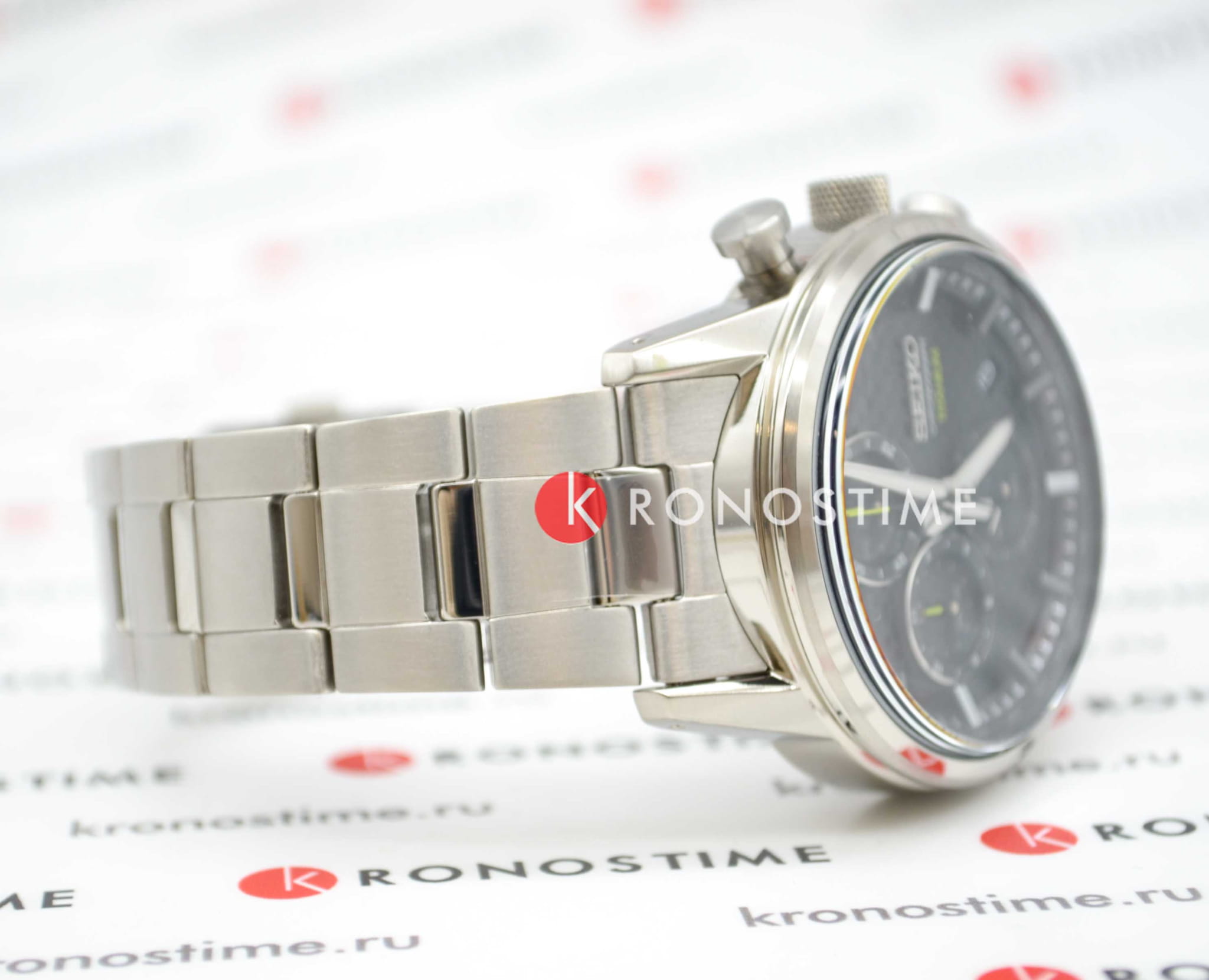 Seiko Seiko Conceptual Series Sports SSB389P1, sports япония мужские часы на браслете титановый боковой вид
