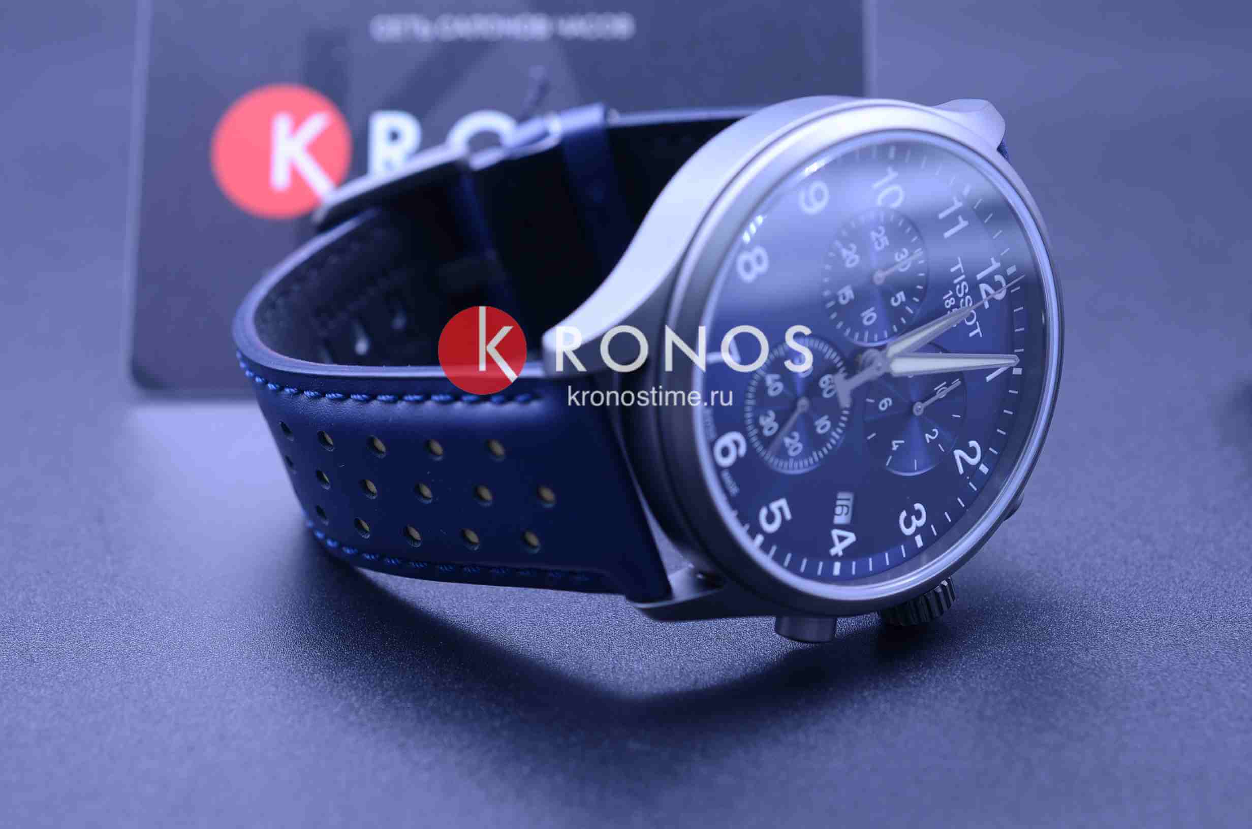 Tissot Tissot Chrono XL Russia Special Edition 2019 T116.617.36.047.02 мужские часы синий циферблат на запястье