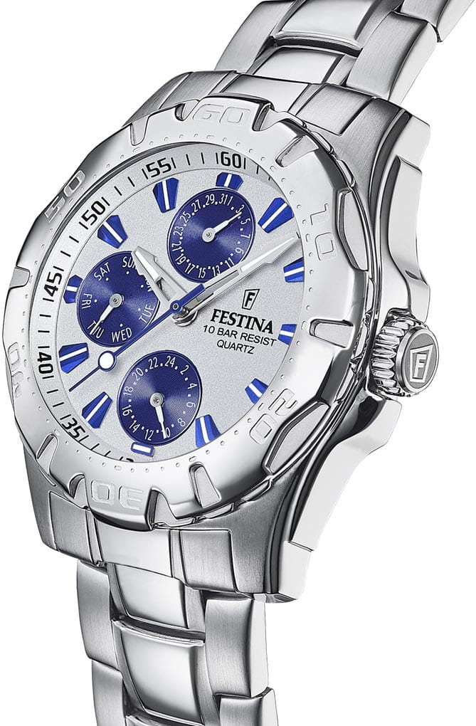 Оригинальные часы Festina Festina Multifuncion F16242/I кварцевые калибр механизма  общий вид