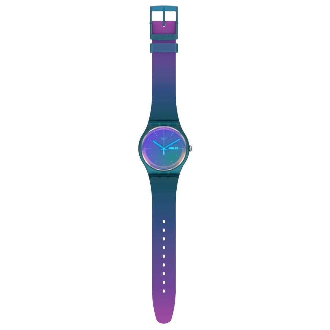 Swatch Swatch New Gent Biosourced SO29N707, gent швейцария мужские часы на браслете силикон боковой вид