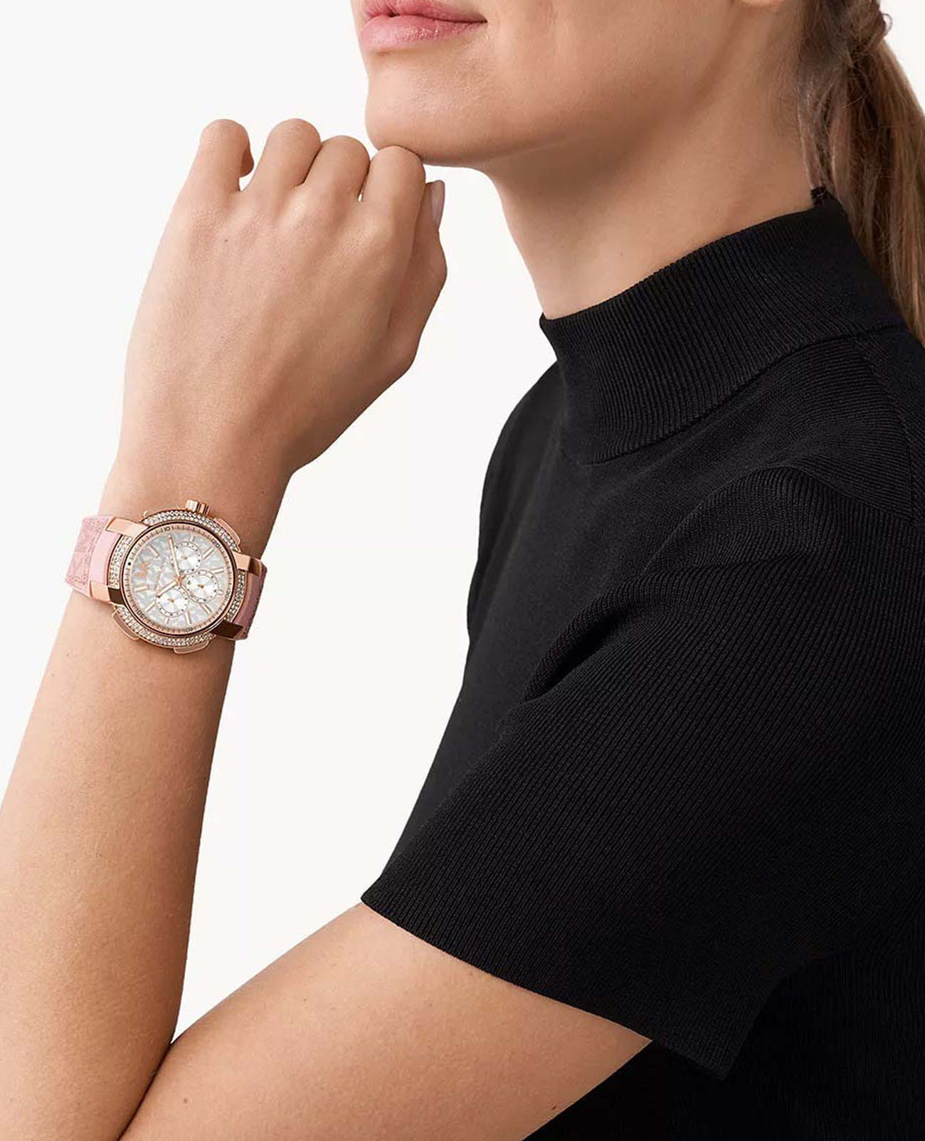 Michael Kors Michael Kors Sidney MK7222 , наручные женские часы фото под углом