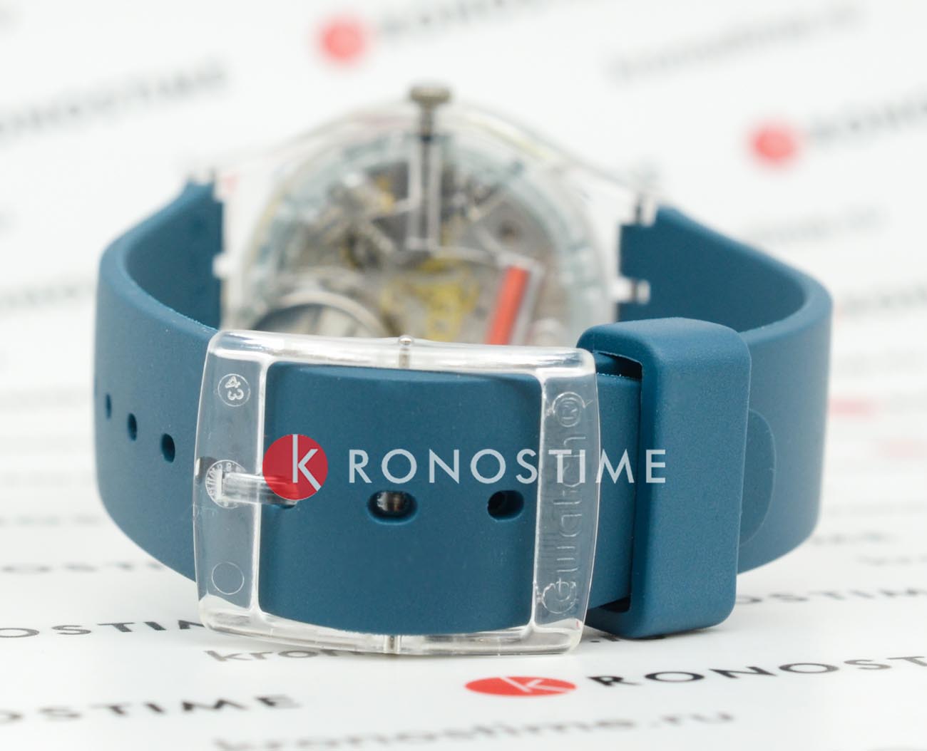 Swatch Swatch Gent Biosourced Standard SO28K700 кварцевые женские часы часы крупный план бирюзовый циферблата