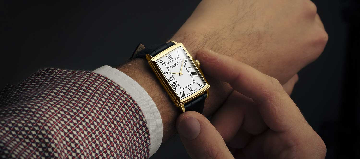 Raymond Weil Raymond Weil Toccata. 5425-PC-00300, millesime швейцария мужские часы на браслете кожаный боковой вид