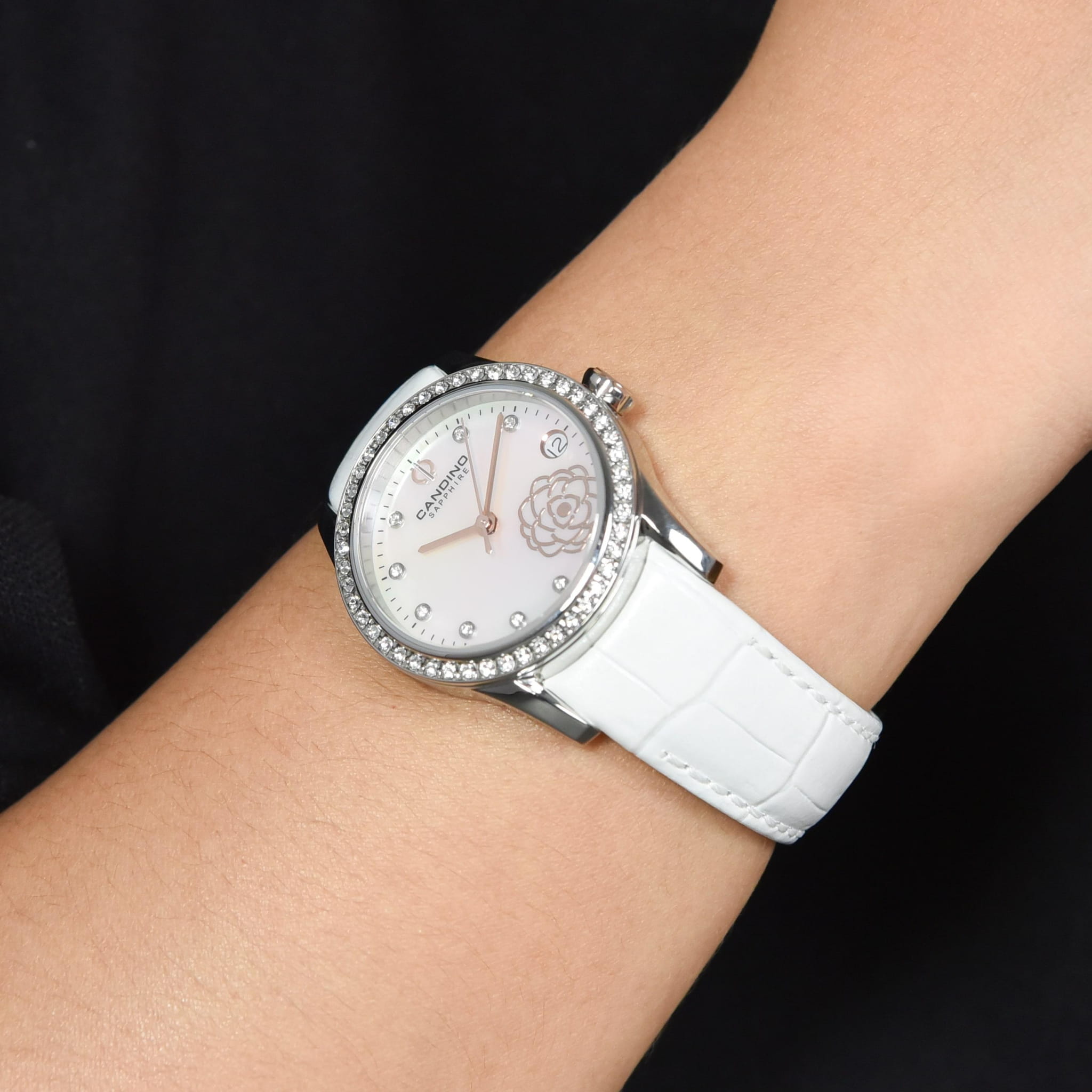 Candino Candino Elegance C4721/1,  швейцария женские часы на браслете кожаный боковой вид