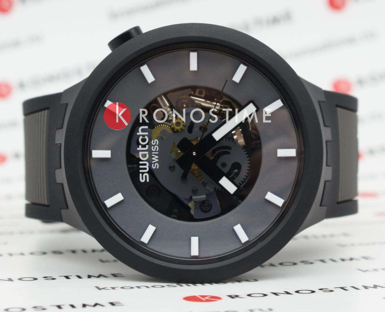 Swatch Swatch Big Bold Biosourced Lacquered SB05B113 , наручные мужские часы фото под углом