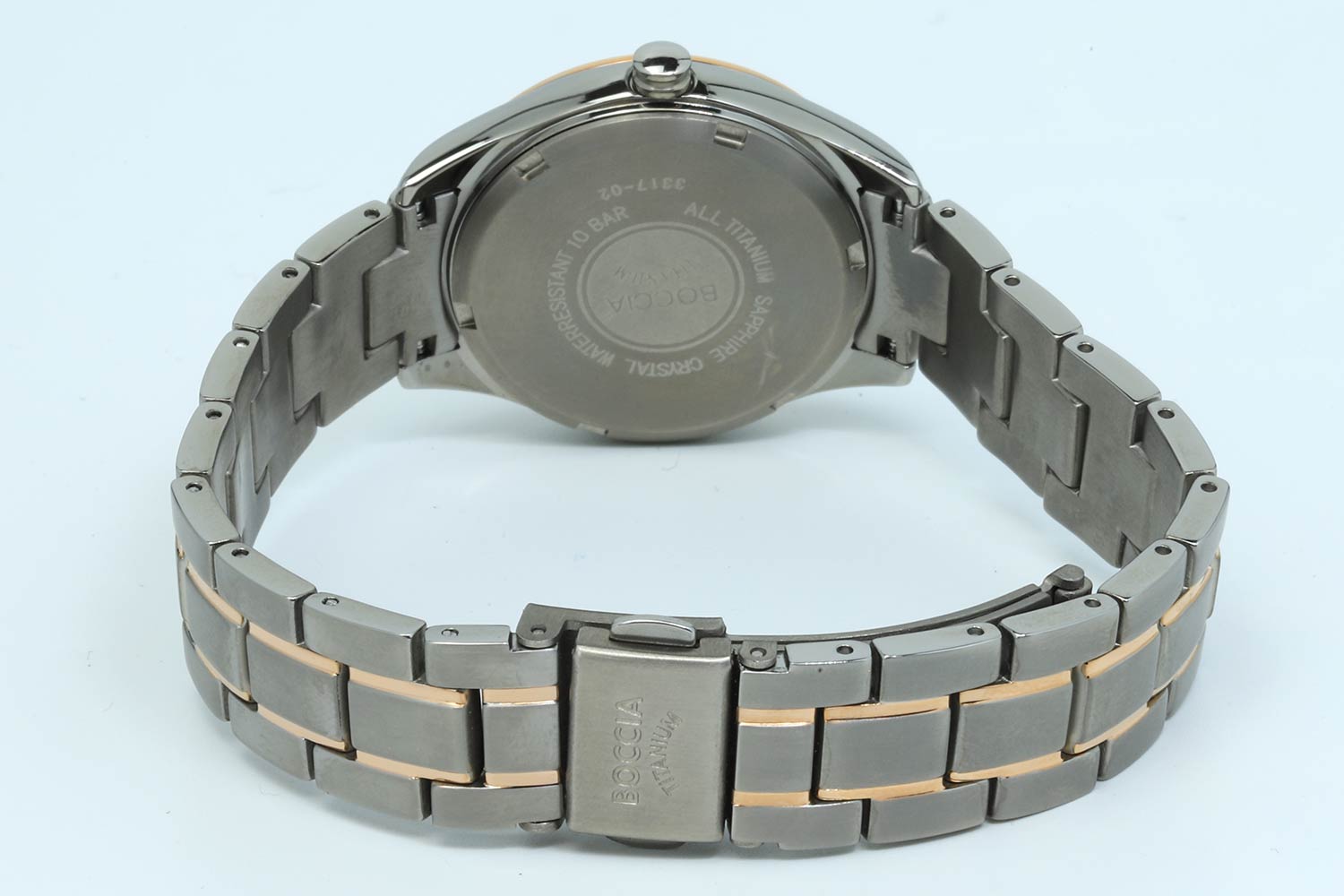 Оригинальные часы Boccia Titanium Boccia Titanium 3317-02 кварцевые калибр механизма  общий вид