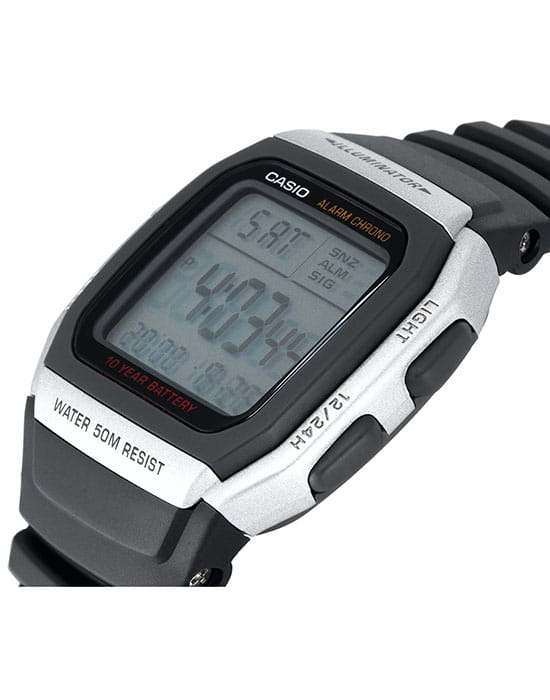Casio Casio Collection W-96H-1AVDF (W-96H-1A) , наручные мужские часы фото под углом