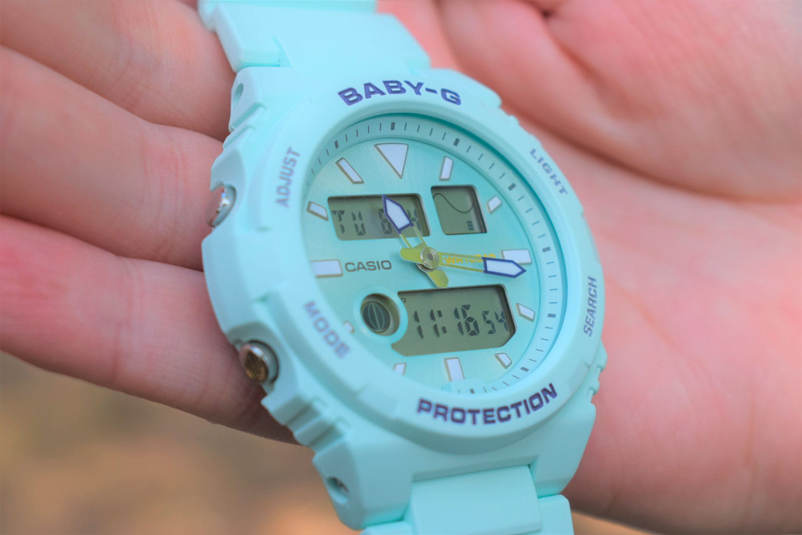 Casio Casio Baby-G G-Lide BAX-100-3A BAX-100-3A оригинальные женские часы в комплекте с коробкой