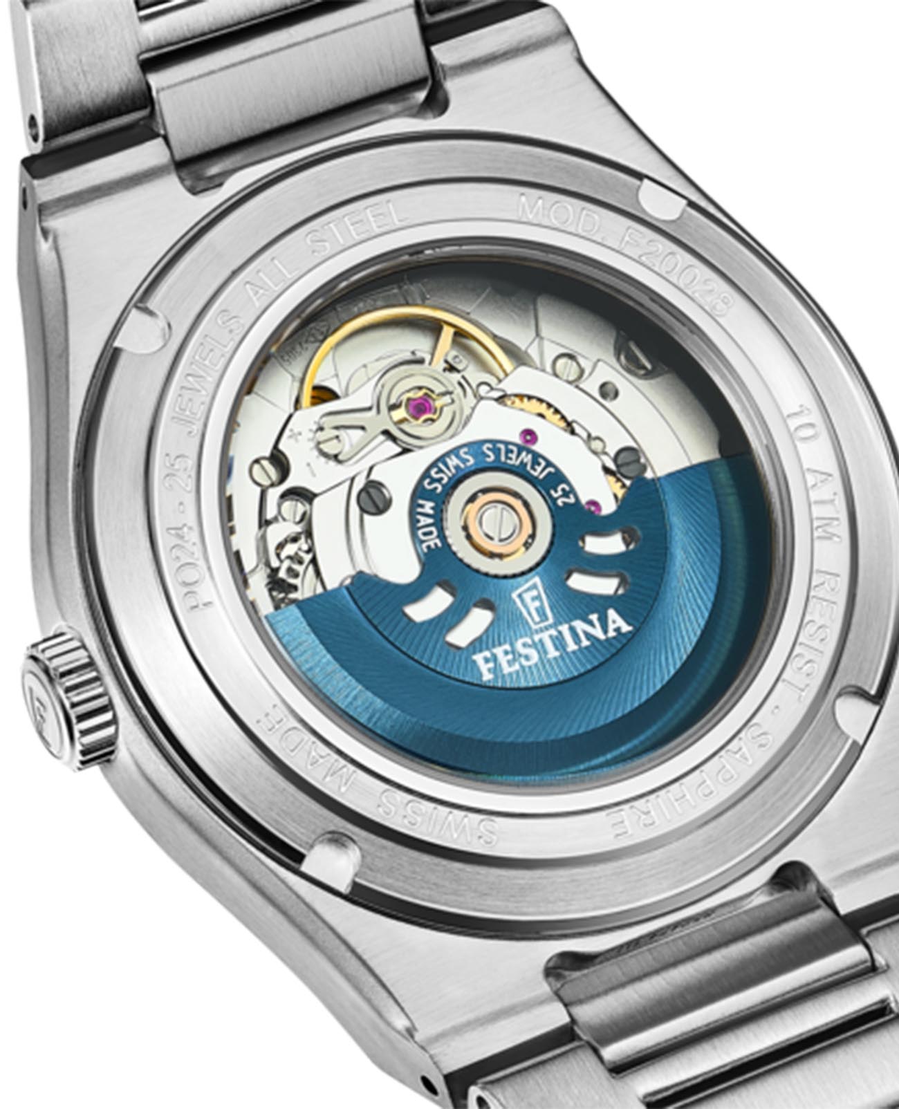 Festina Festina Classics F20028/1,  испания мужские часы на браслете нержавеющая сталь боковой вид