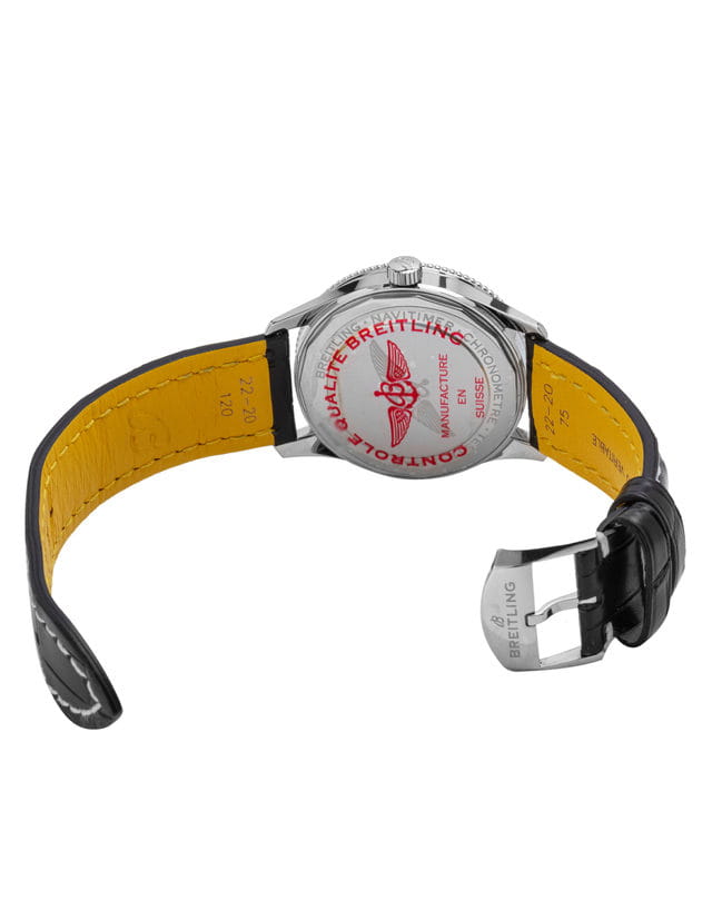 Breitling Breitling Navitimer Automatic 41 A17326241B1P1 механические мужские часы часы крупный план черный циферблата