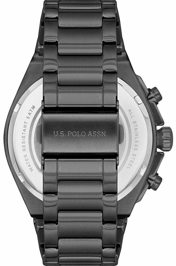 U.S. Polo Assn. U.S. Polo Assn. Crossing USPA1030-06,  сша мужские часы на браслете нержавеющая сталь с ip-покрытием боковой вид