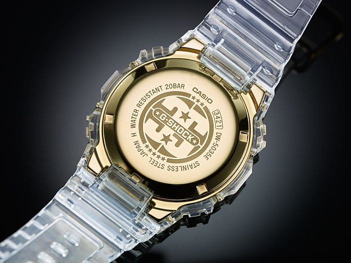 Casio Casio G-Shock DW-5735E-7 мужские часы золотой циферблат на запястье