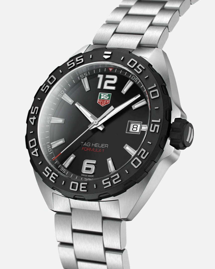TAG Heuer TAG Heuer Formula 1 WAZ1110.BA0875 мужские часы черный циферблат на запястье
