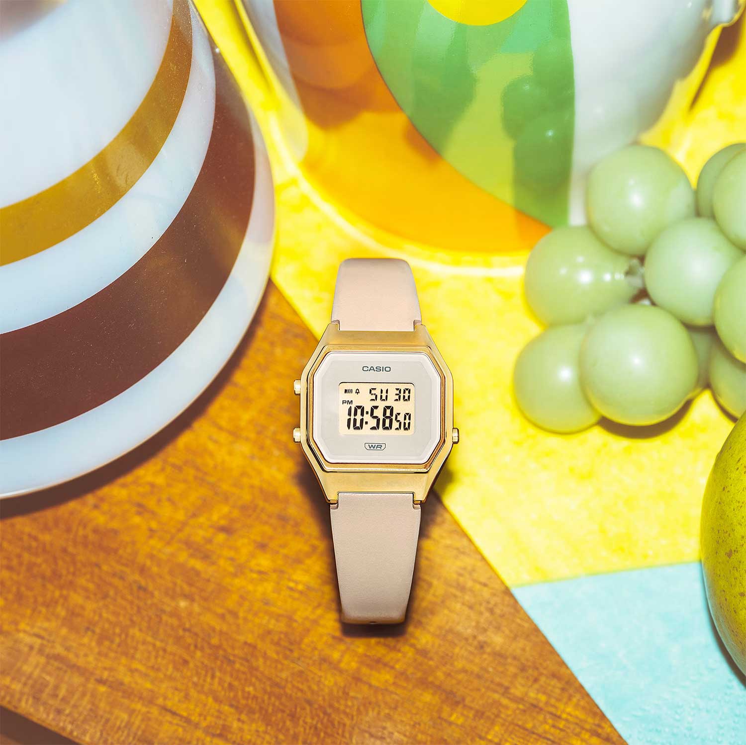 Casio Casio Vintage LA680WEGL-4EF  - задняя крышка пластик корпуса, япония часы