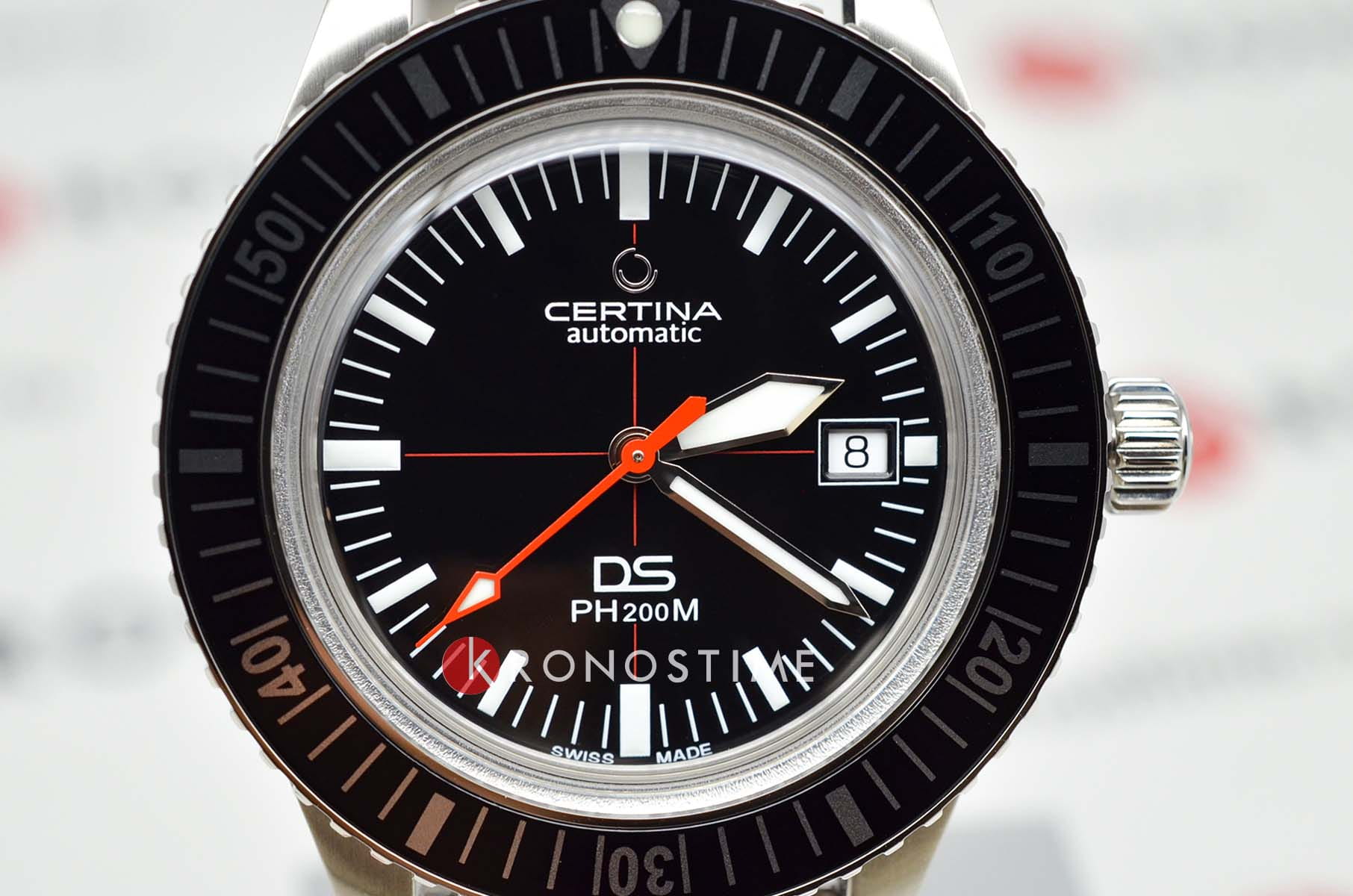 Certina Certina DS PH200M C036.407.11.050.00,  швейцария мужские часы на браслете тканевый боковой вид
