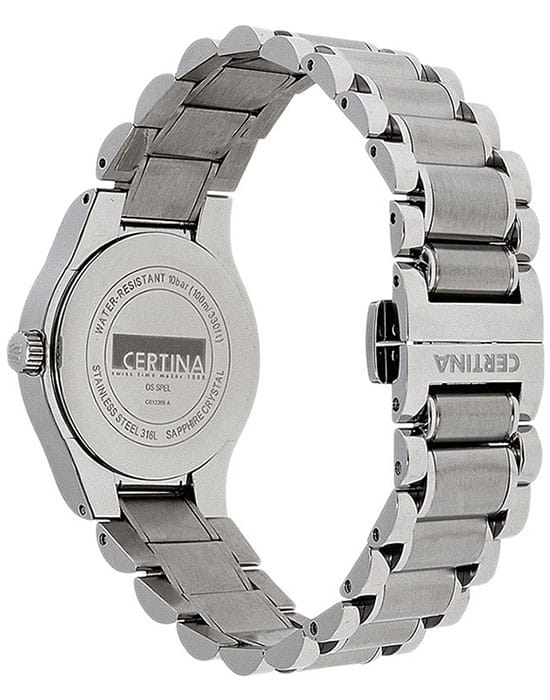 Certina C0122091111600 женские часы застежка крупным планом