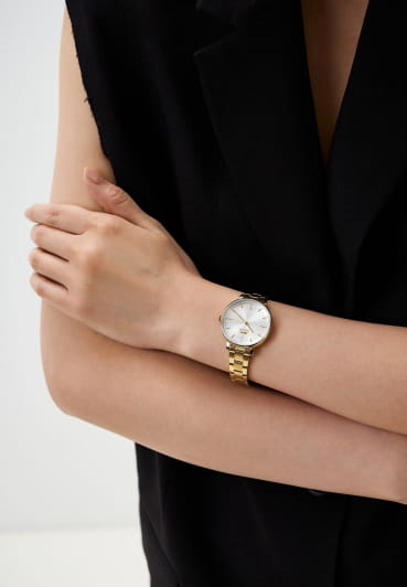 Slazenger Slazenger SL.09.6226.3.03 кварцевые женские часы часы крупный план серебристый циферблата