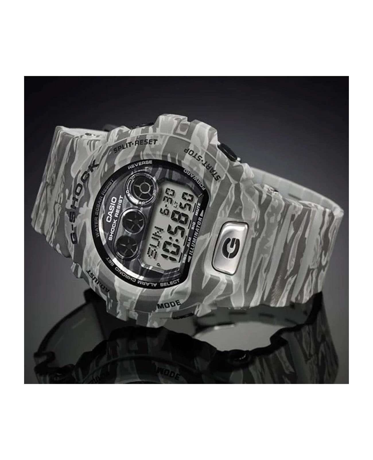Casio Casio G-Shock GD-X6900TC-8ER электронные мужские часы часы крупный план серый циферблата