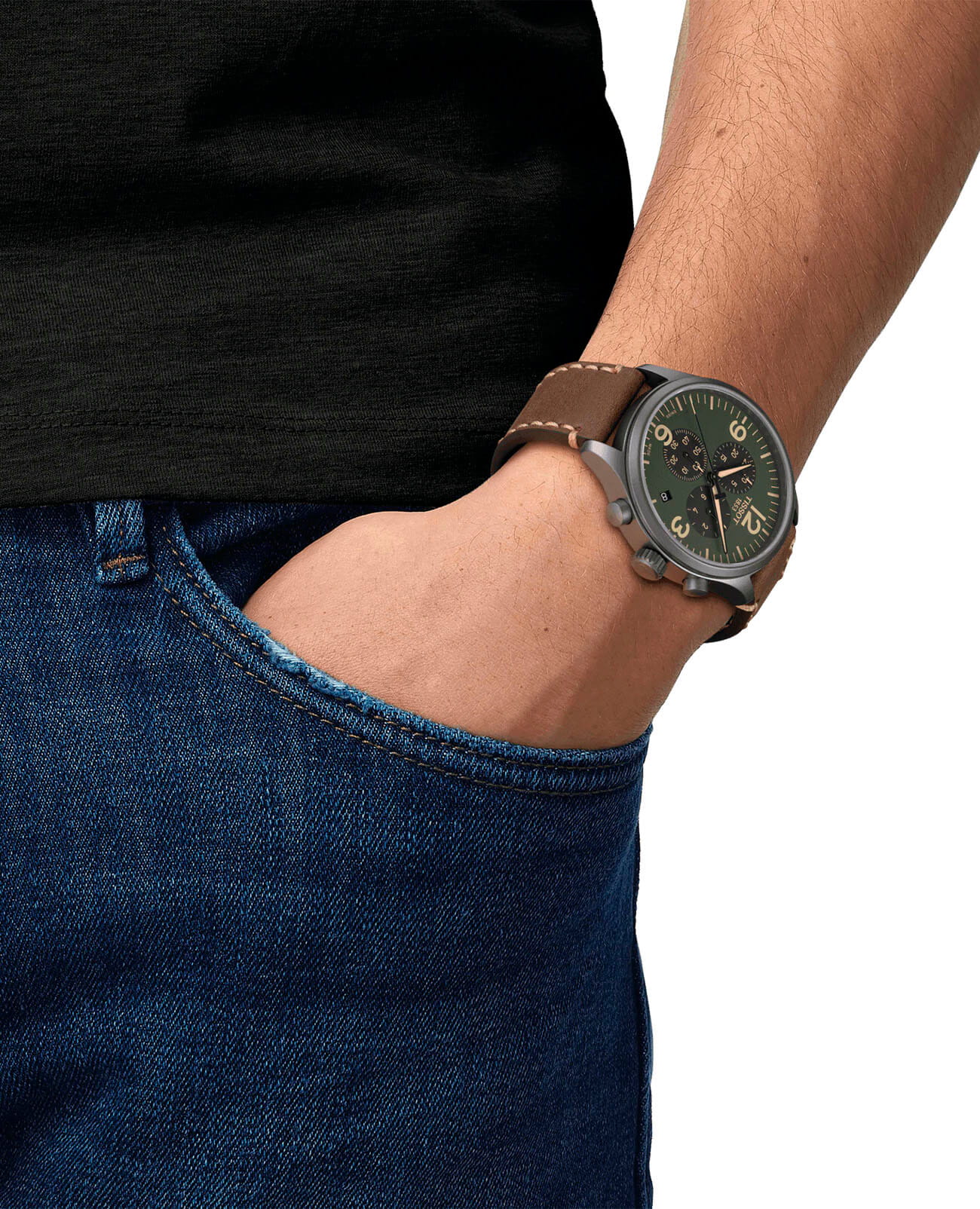 Tissot Tissot Chrono XL T116.617.36.097.00 Chrono XL, наручные мужские часы фото под углом