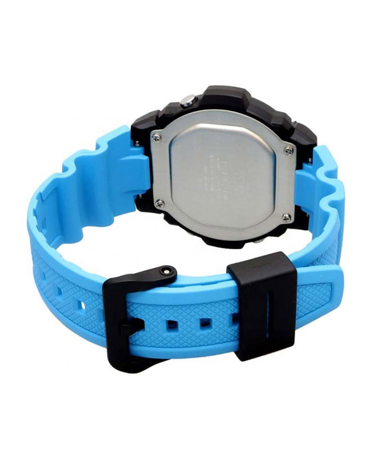 Casio Casio Collection W-219H-2A2VEF, collection япония мужские часы на браслете пластик боковой вид