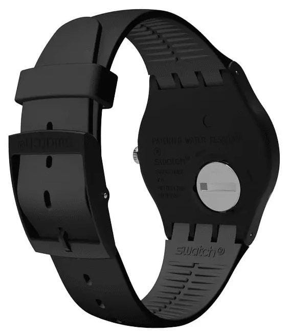 Swatch SO29B109 женские часы застежка крупным планом