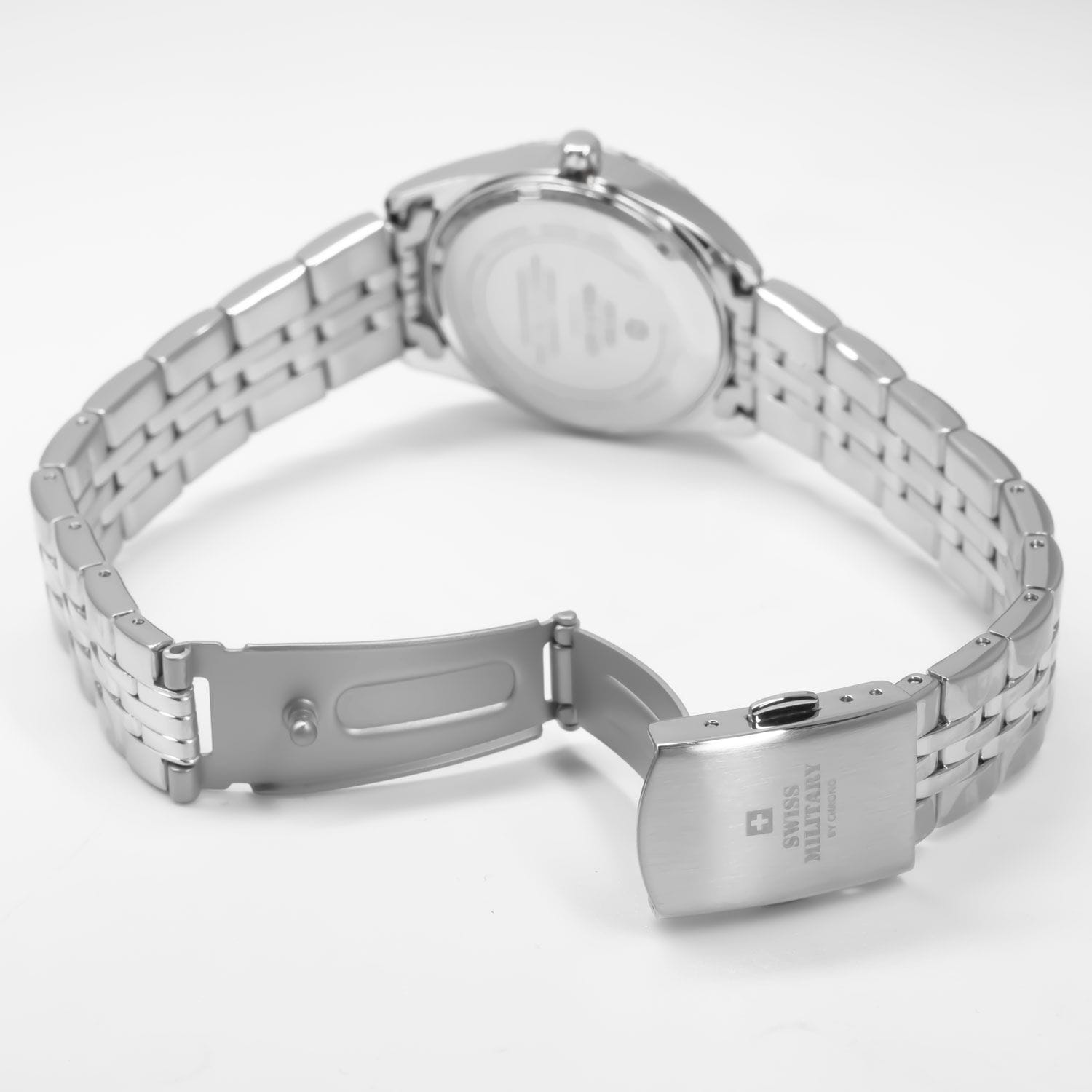 Swiss Military by Chrono Swiss Military by Chrono Сверхточные SM34066.03 женские часы черный циферблат на запястье