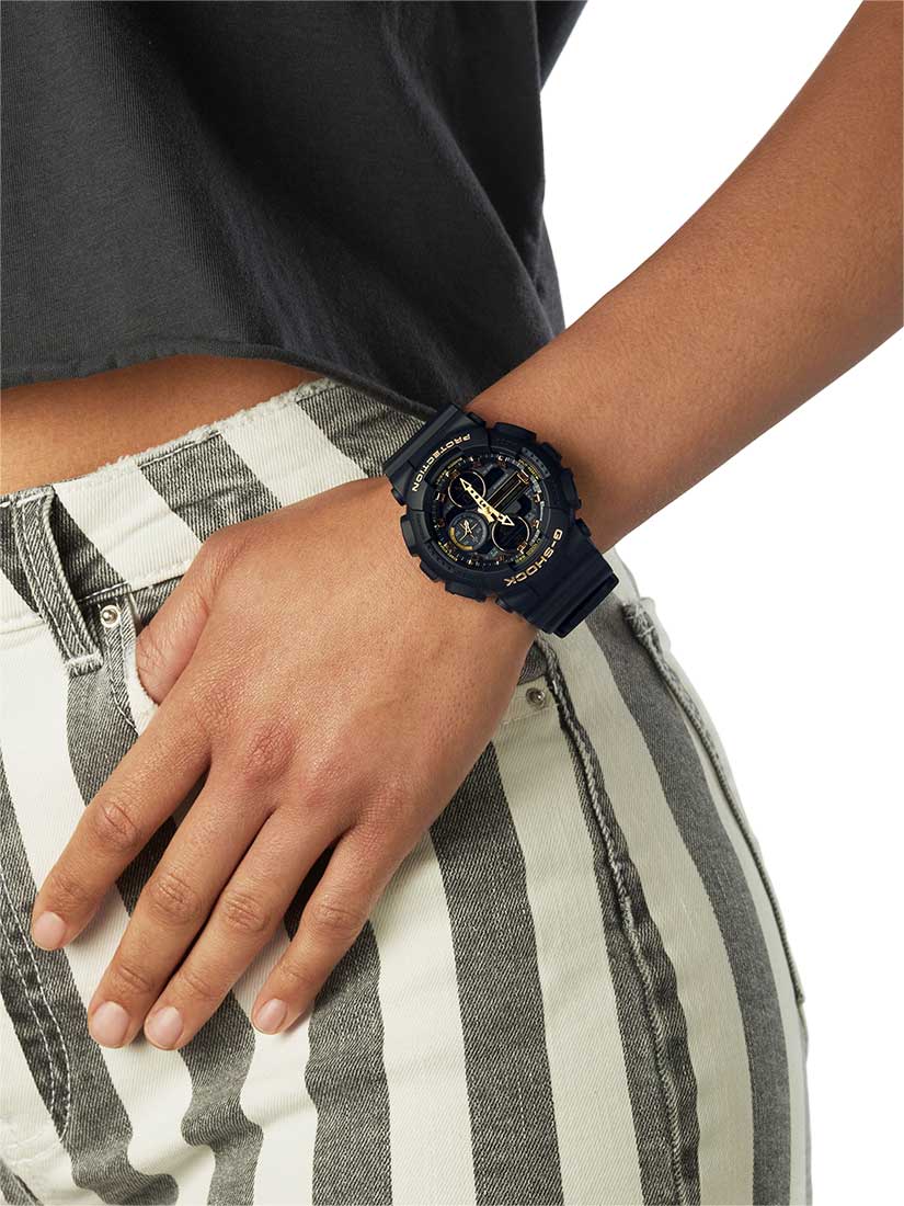 Casio Casio G-Shock GMA-S140M-1ADR (GMA-S140M-1A), g-shock япония женские часы на браслете пластик боковой вид