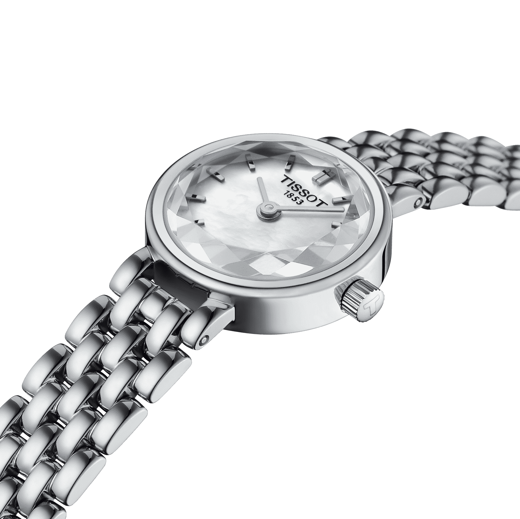 Tissot Tissot Lovely Round T140.009.11.111.00 женские часы перламутровый циферблат на запястье