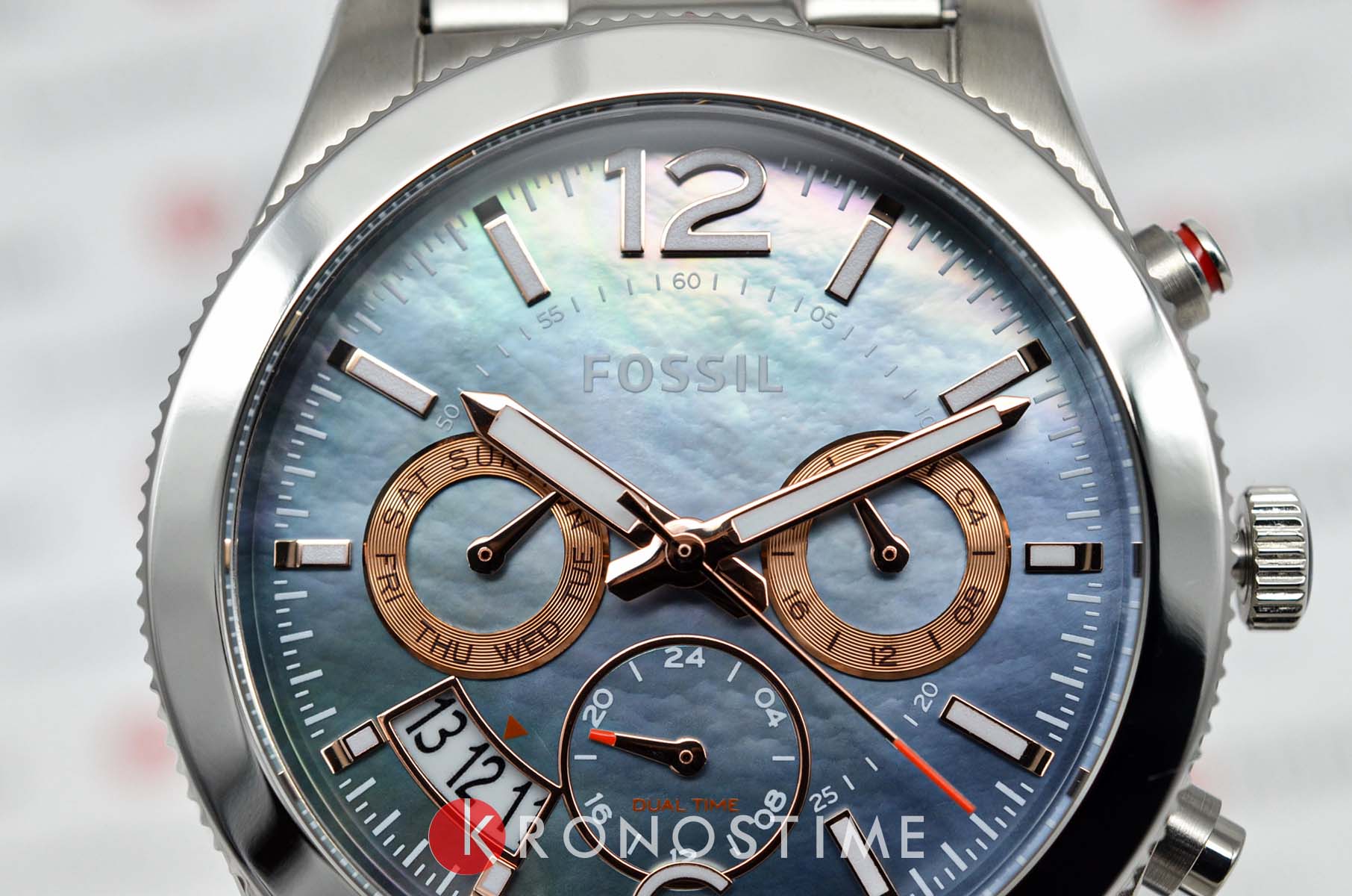 Fossil Fossil Carlie  ES3880  — детали корпуса и нержавеющая сталь
