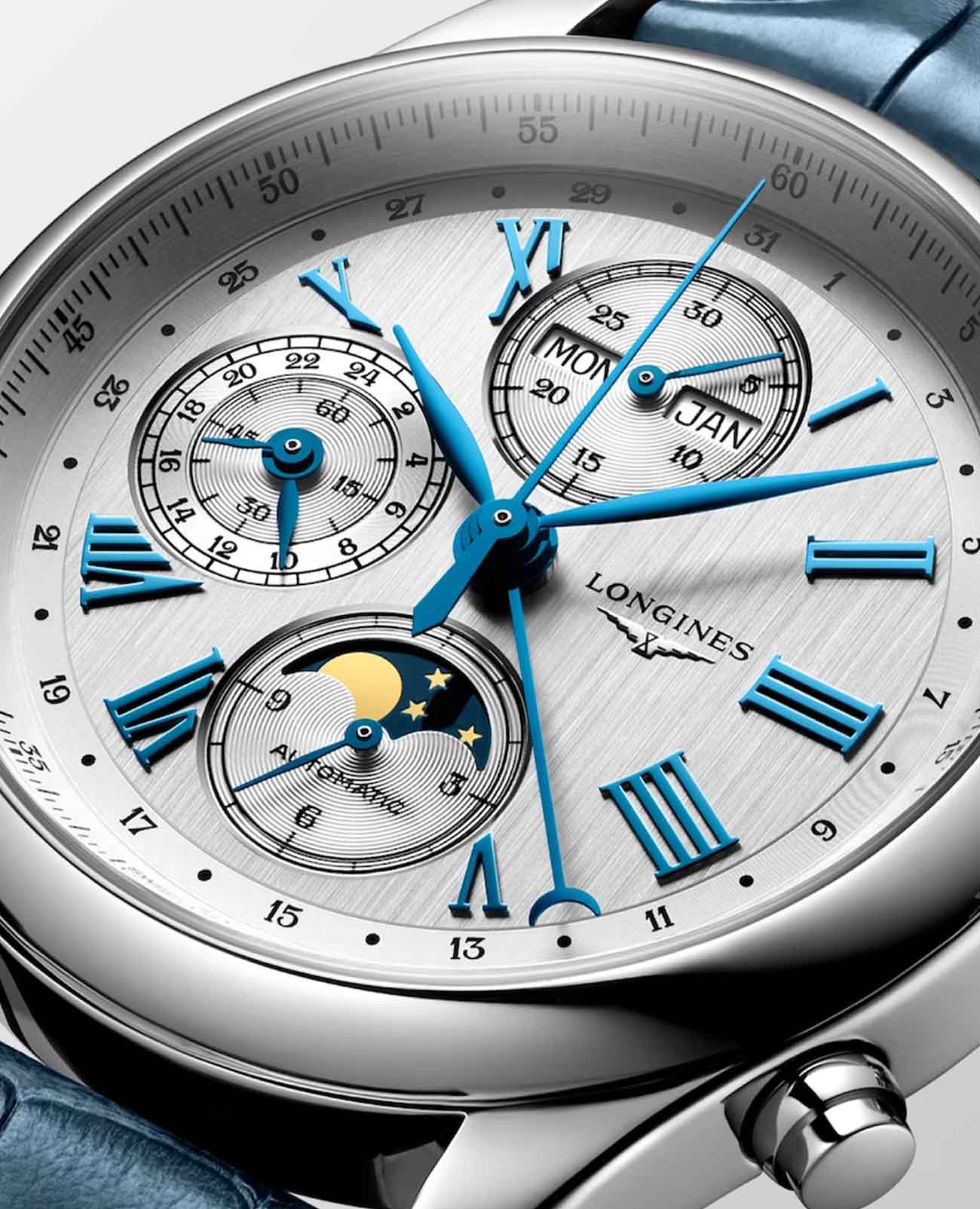 Longines Longines Master Collection L2.773.4.71.2 мужские часы серебристый циферблат на запястье