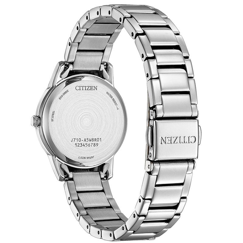 Citizen Citizen Eco-Drive FE1241-71X, eco-drive япония женские часы на браслете нержавеющая сталь боковой вид