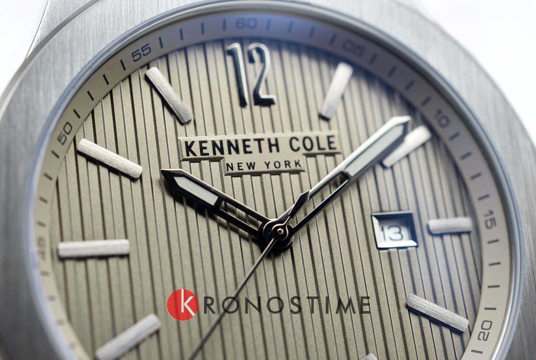 Kenneth Cole Kenneth Cole Modern Classic KCWGB0034402 кварцевые мужские часы часы крупный план зеленый циферблата