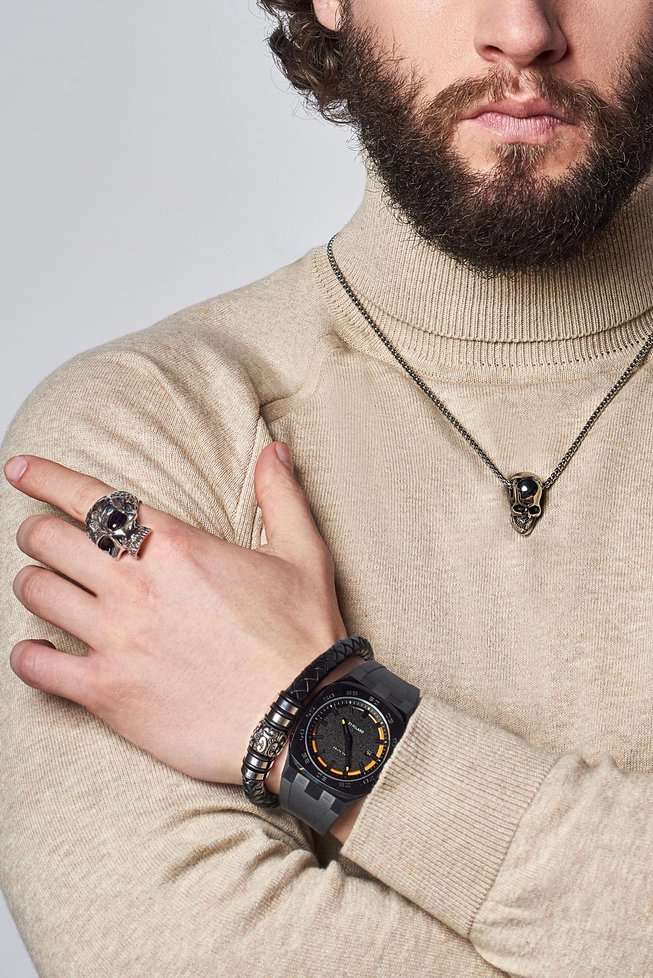 D1 Milano D1 Milano Delta 001 DTRJ03 мужские часы черный циферблат на запястье