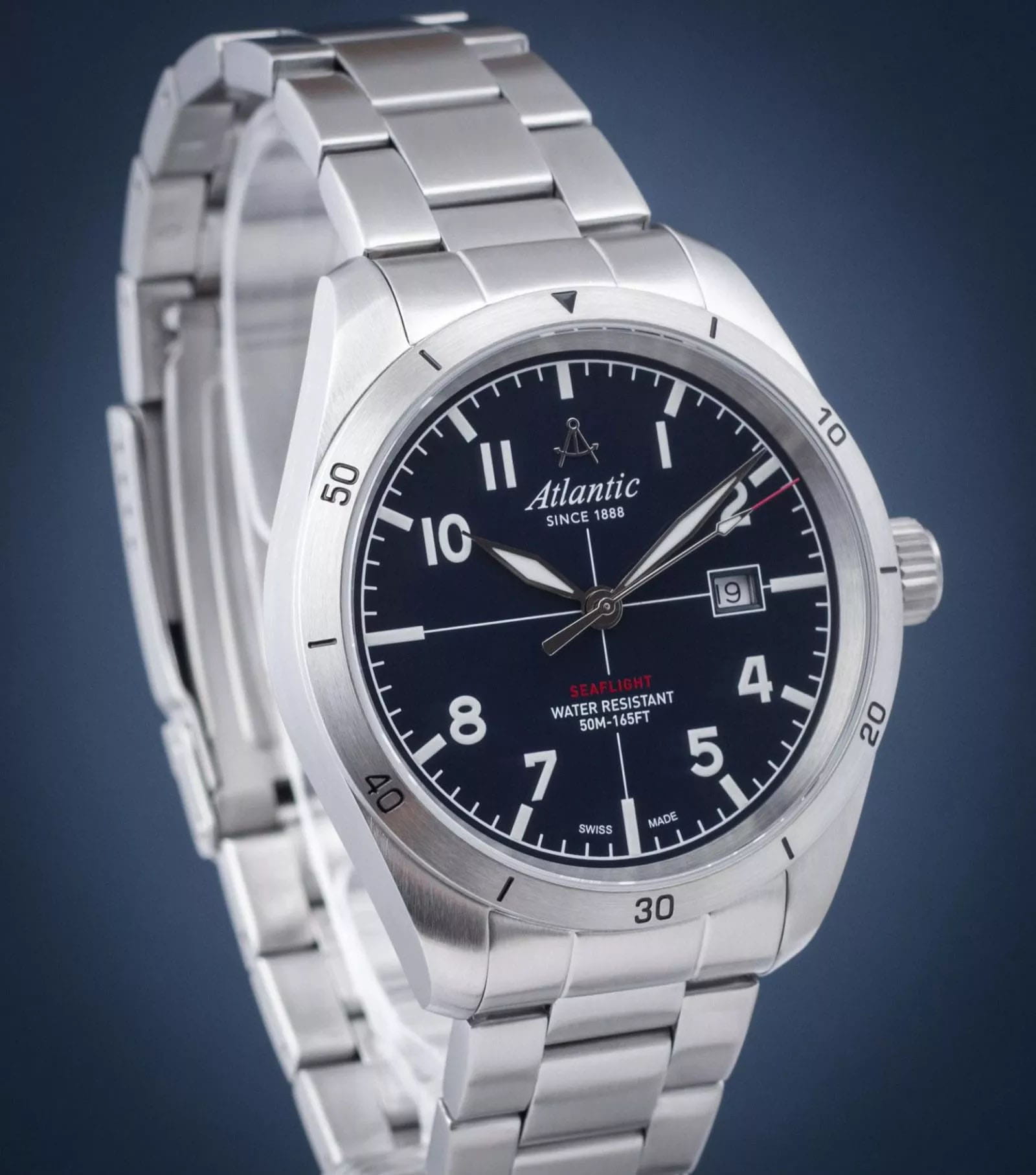 Atlantic Atlantic Seaflight 70356.41.55 , наручные мужские часы фото под углом