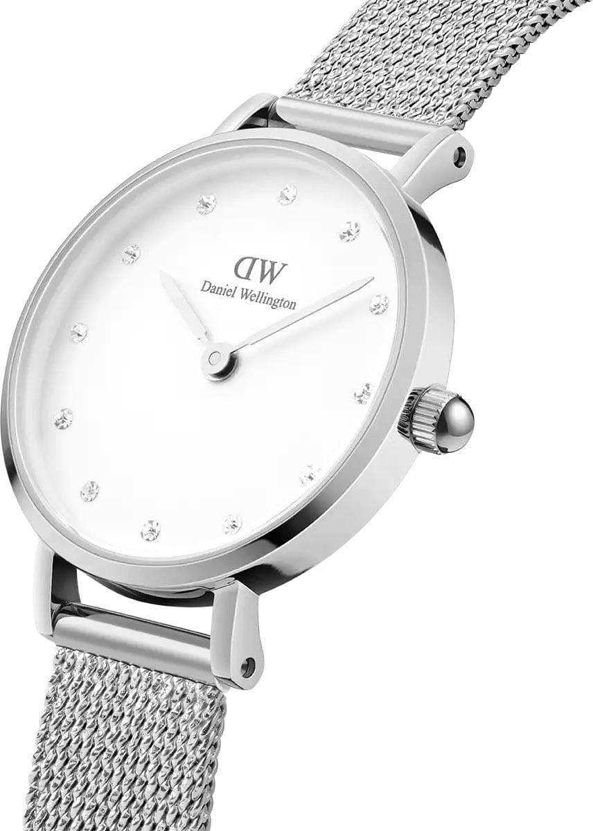 Daniel Wellington Daniel Wellington Petite Lumine Pressed Sterling DW00100602 , наручные женские часы фото под углом