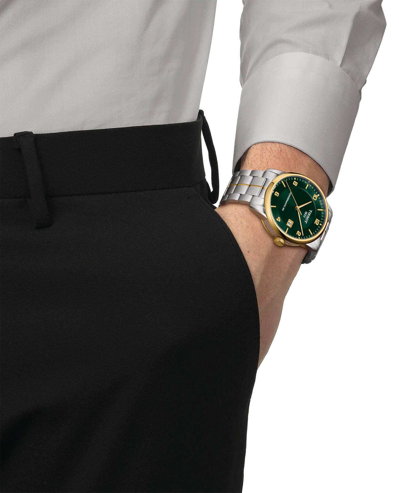 Tissot Tissot Luxury Powermatic 80 T086.407.22.097.00 , наручные мужские часы фото под углом