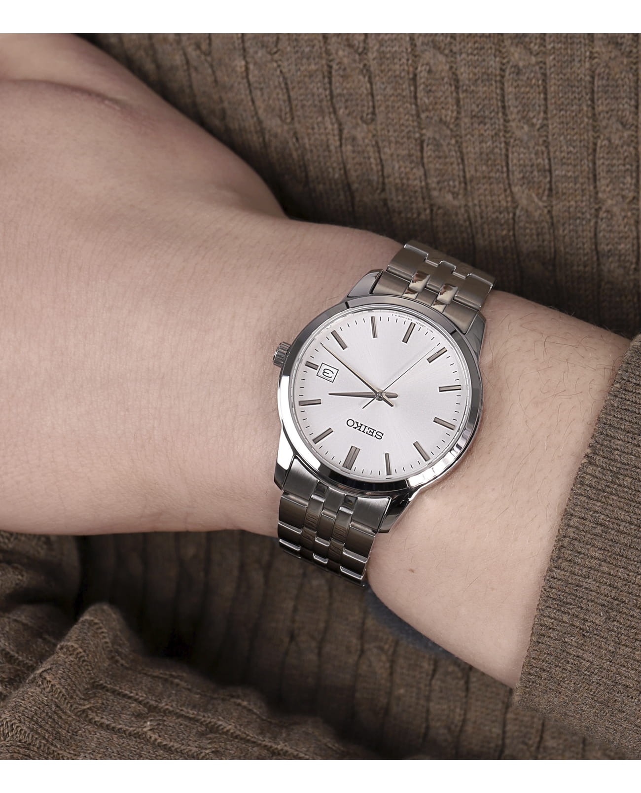 Seiko Seiko Conceptual Series Dress SUR397P1 , наручные мужские часы фото под углом