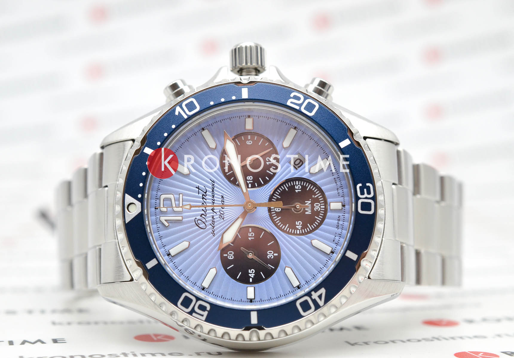 Orient Orient Chronograph Mako Kamasu RA-TX0210L (RN-TX0210L) , наручные мужские часы фото под углом