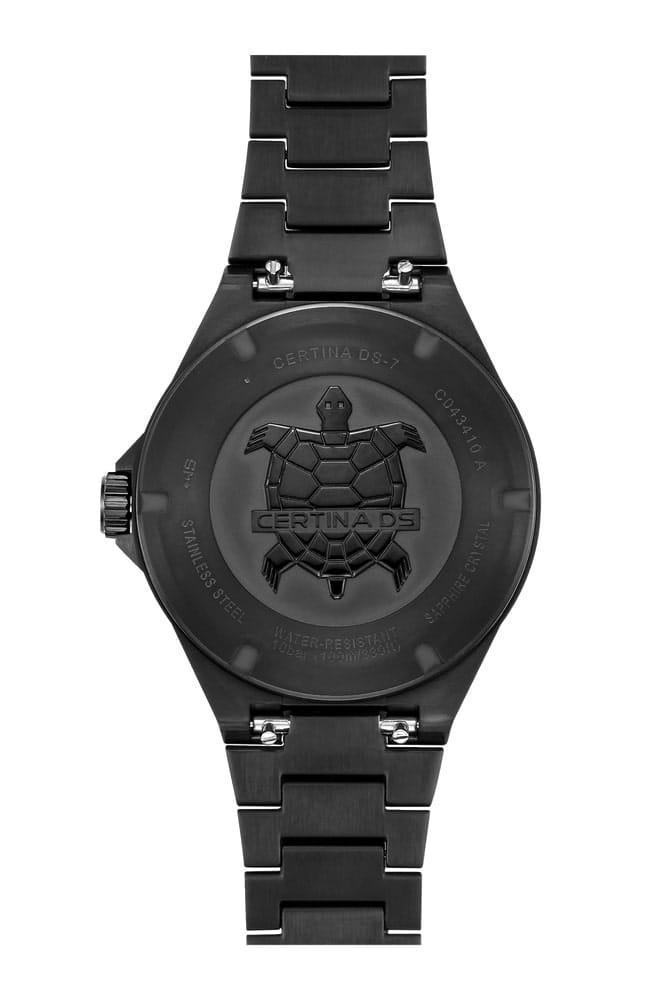 Certina C0434103305100 мужские часы застежка крупным планом