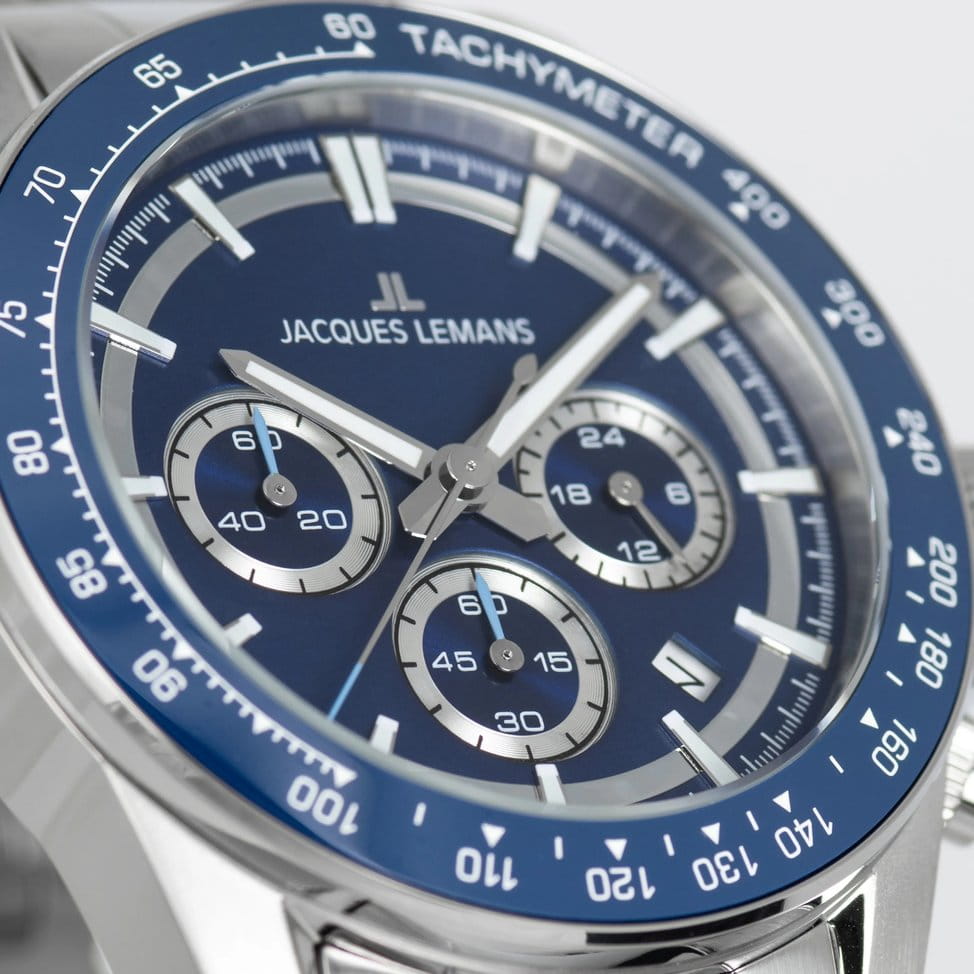 Оригинальные часы Jacques Lemans Jacques Lemans Liverpool Diver 1-2207C кварцевые калибр механизма  общий вид