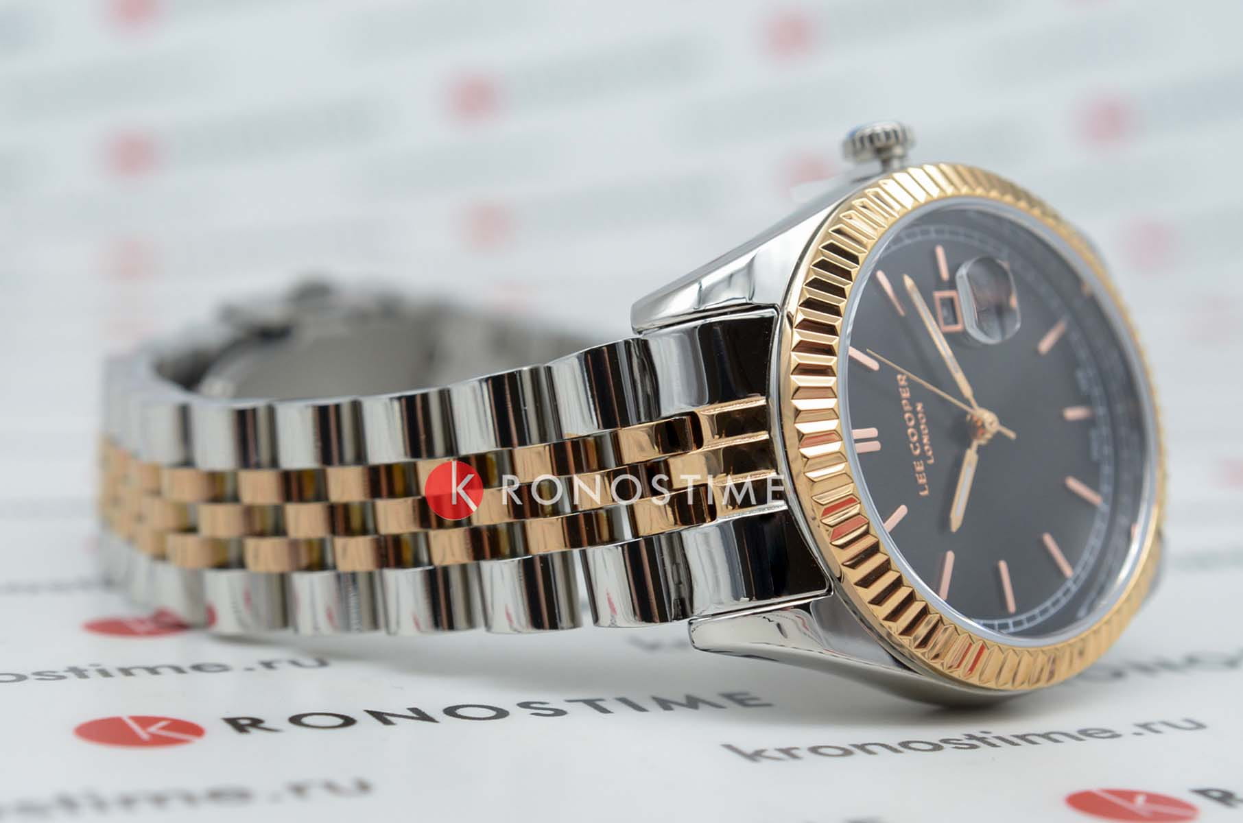 Lee Cooper Lee Cooper LC07326.550 женские часы черный циферблат на запястье