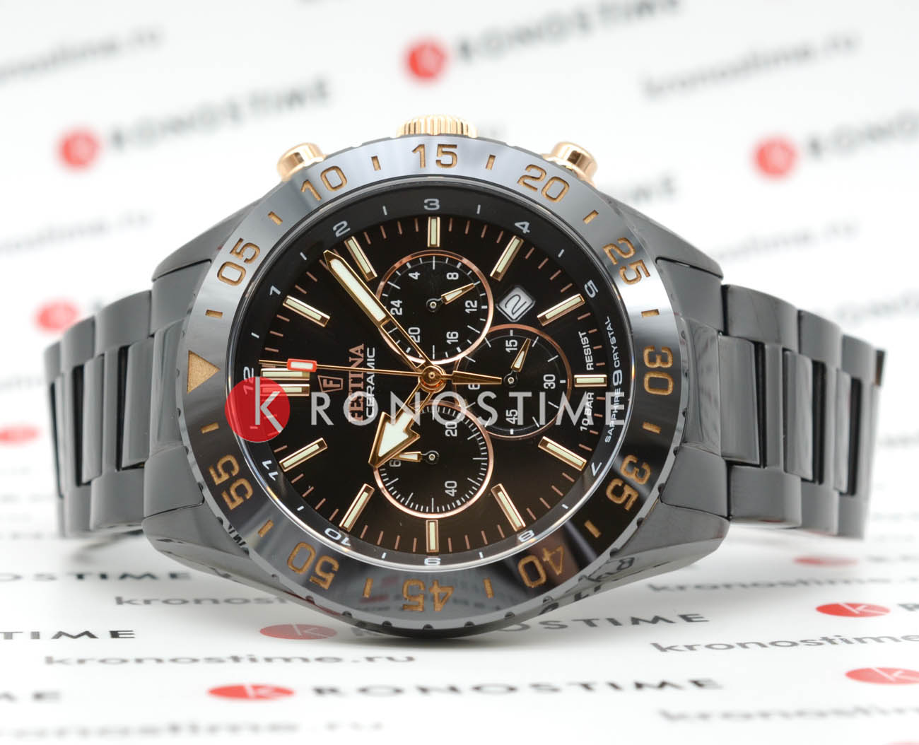 Festina Festina Ceramic F20577/1 , наручные мужские часы фото под углом