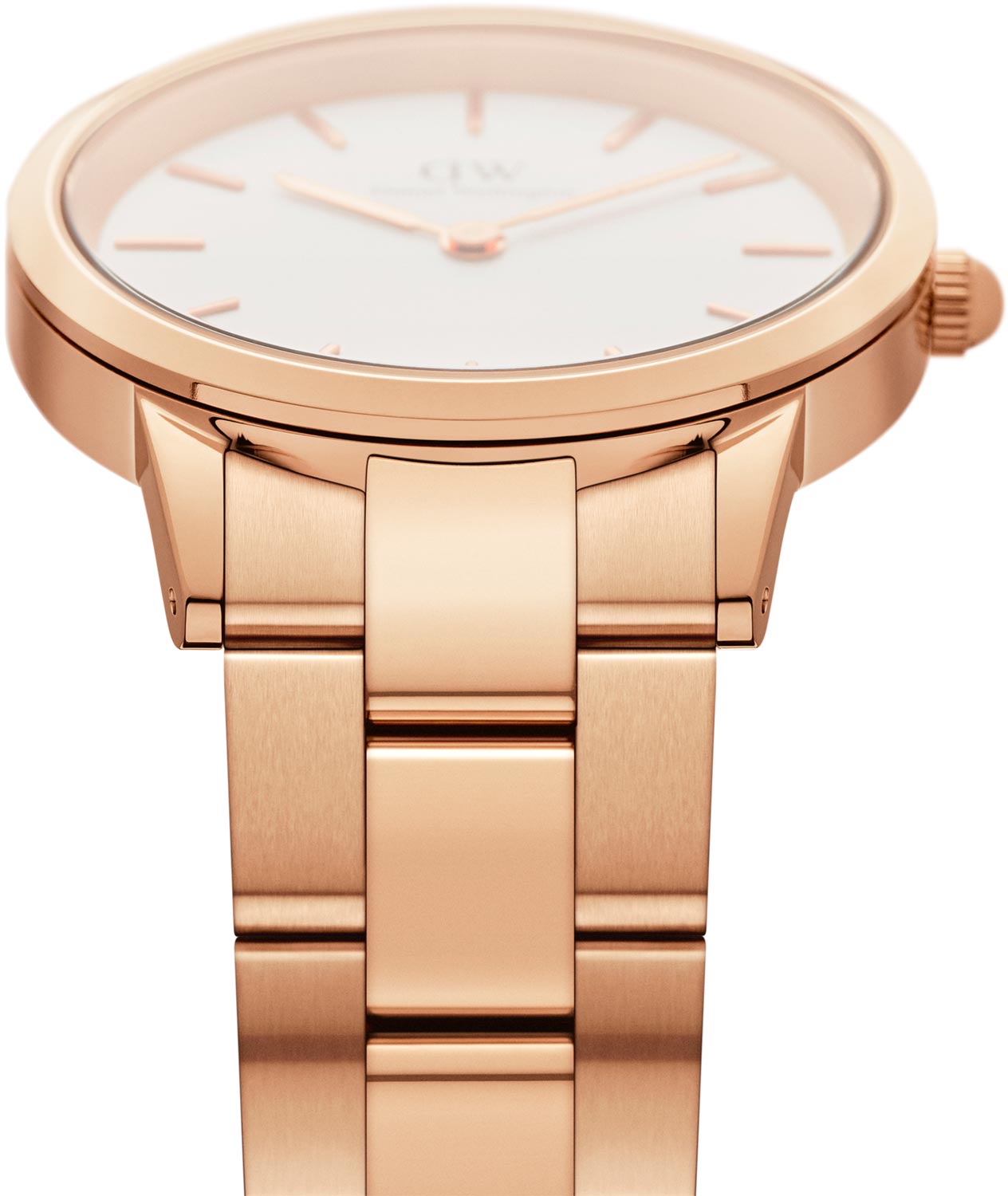 Daniel Wellington Daniel Wellington Iconic Link DW00100213, iconic швеция женские часы на браслете сталь c pvd покрытием боковой вид